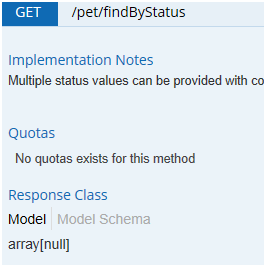 An example of an &ldquo;array[null]&rdquo; Response Class with missing details