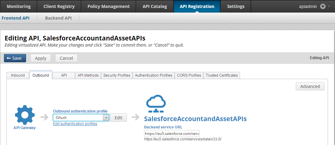 Virtualized Salesforce API
