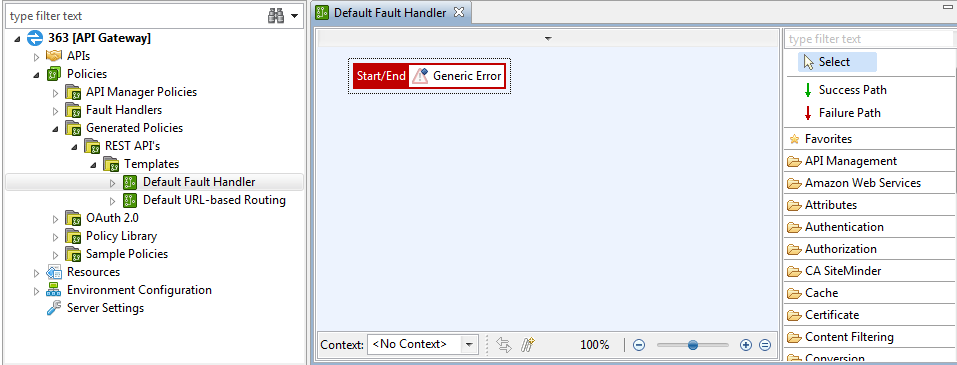 API Manager default fault handler