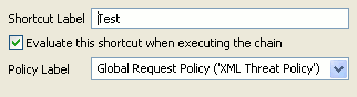 Editing a Policy Shortcut